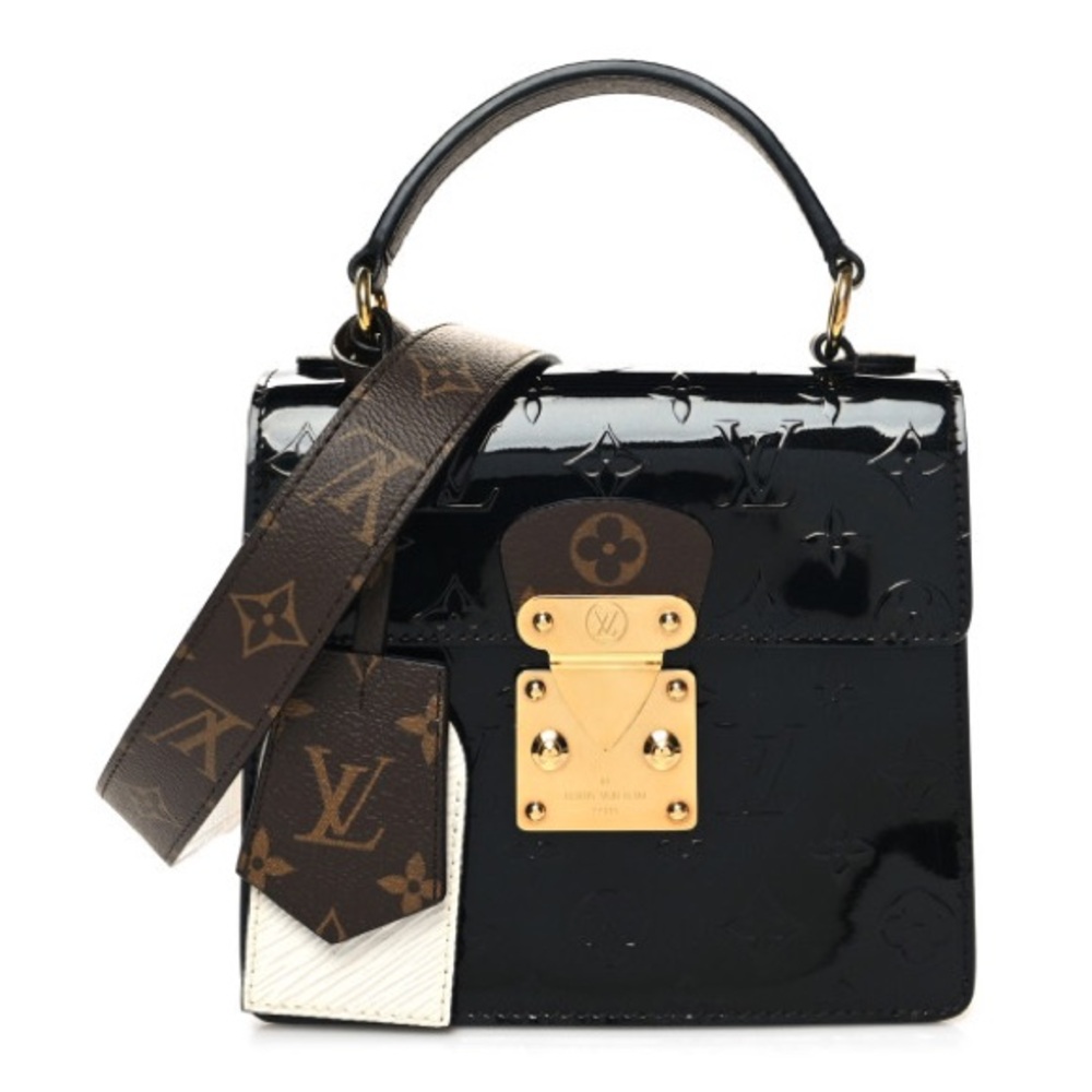 Louis Vuitton Vernis Epi Monogram Spring Street Black